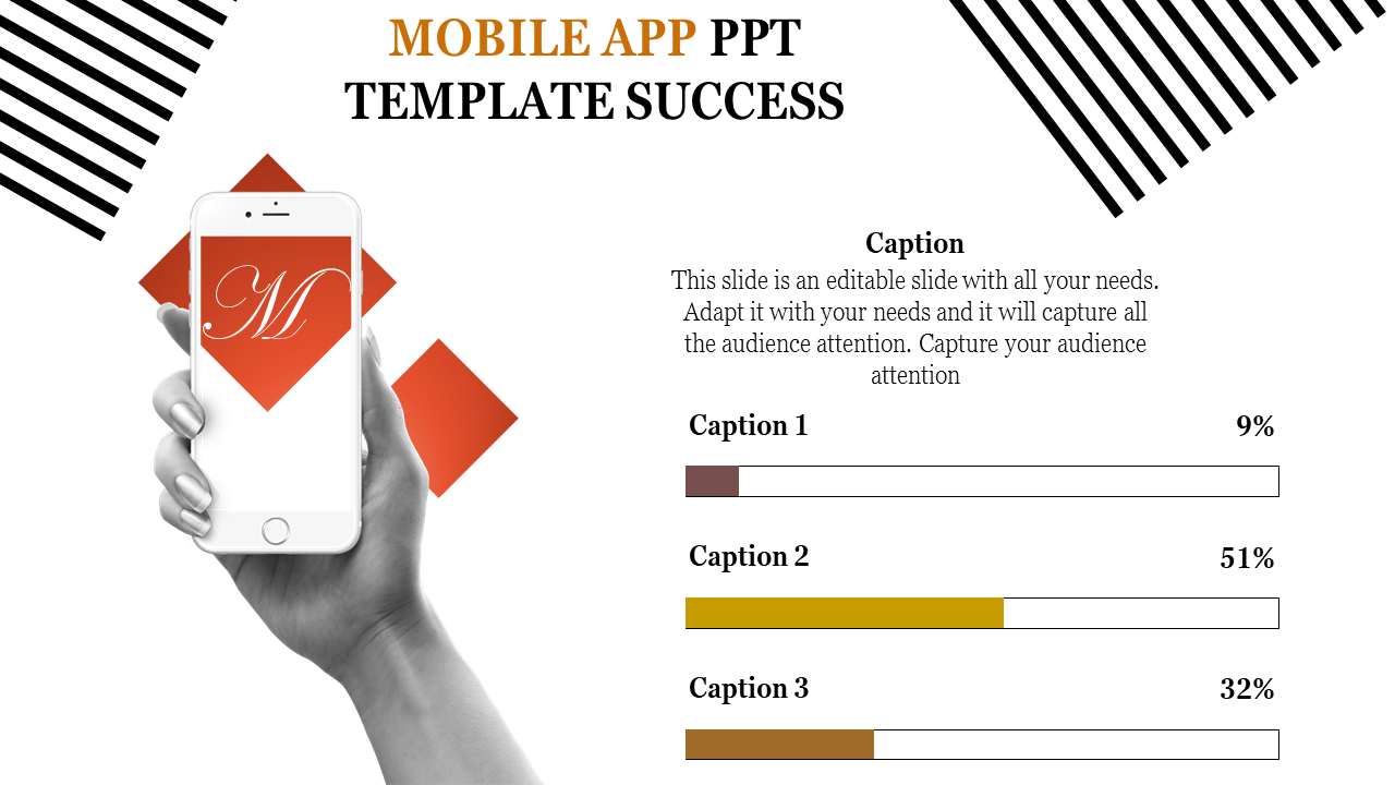 mobile app ppt template-MOBILE APP PPT TEMPLATE Success